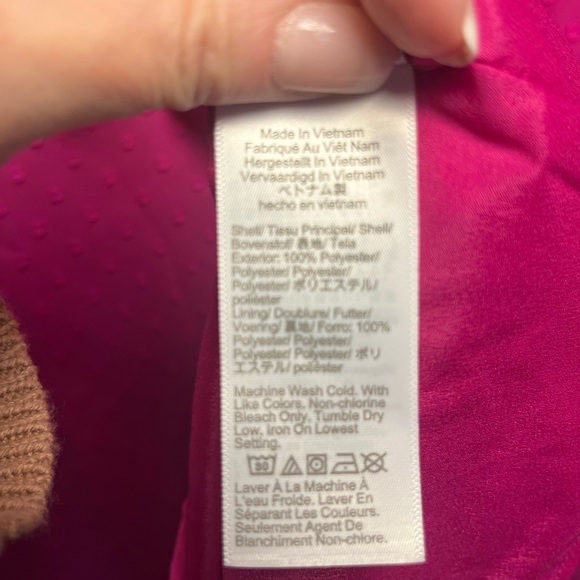 LOFT Fuchsia Ruffled Blouse - Picture 13 of 13